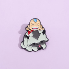 速賣通創意卡通電影系列胸針 個性影視人物造型金屬徽章 跨境配飾