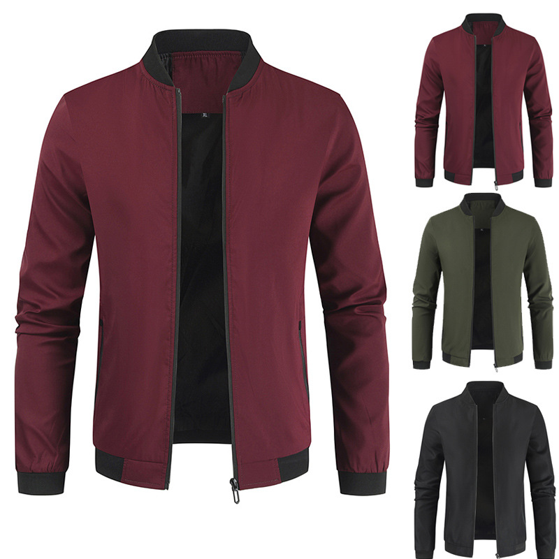 Title 8, New Mens Stand Collar Solid Casual Short Top, ...