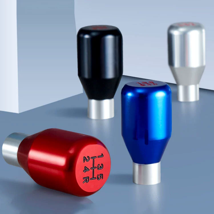 Головка ручки переключения передач автомобиля ручная автоматическая коробка передач Универсальная головка шестерни металлическая Персонализированная модификация рычаг переключения передач с зубчатой головкой