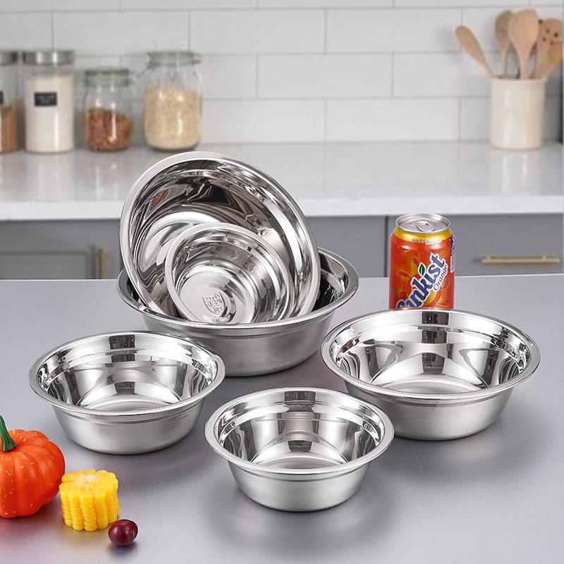 304 Stainless Steel Basin Home Soup Basin Kitchen Basin Washing…