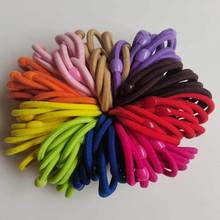 0.4粗糖果色秋冬季儿童发圈 韩国女童皮筋 多色直销混色穿珠