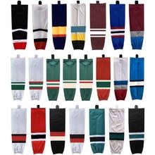 彩色拼条冰球护腿袜冰球袜训练袜多色可选库存稳定质量保证