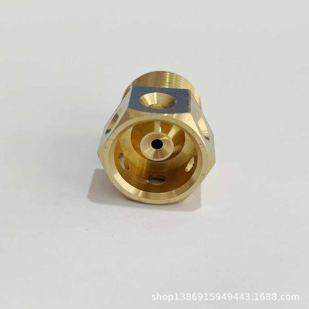 采煤机矿用防尘粉尘五孔喷头 黄铜5孔3眼黄铜高压雾化除尘喷嘴