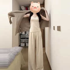 慵懒温柔风针织开衫毛衣外套女甜美早秋服饰新韩系减龄穿搭一整套