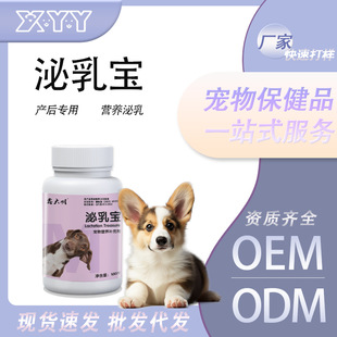Pet Lactation Treasure for Dogs to Increase Milk Production and Insufficient Milk Production. Nutritional Supplement for Pregnant Dogs after Pregnancy
