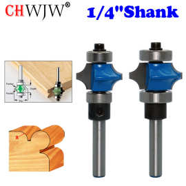 1/4柄6.35mm修边机雕刻机铣刀仿型半圆开槽刀1/4*22.2mm 1/4*25.4