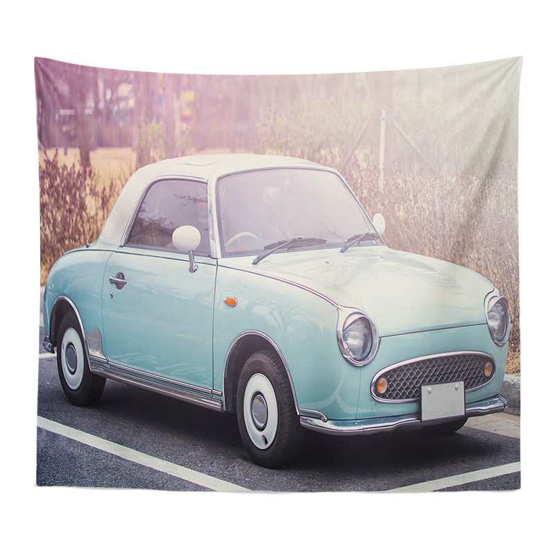 Exportación Comercio exterior Piel de camarones Amazon Fondo tela nórdico paisaje abstracto pintura dormitorio decoración colgante tela entrega de una sola pieza