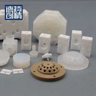 德创 定制氟塑料阀板 PTFE制品 特氟龙 塑料王泵阀零件加工 环保
