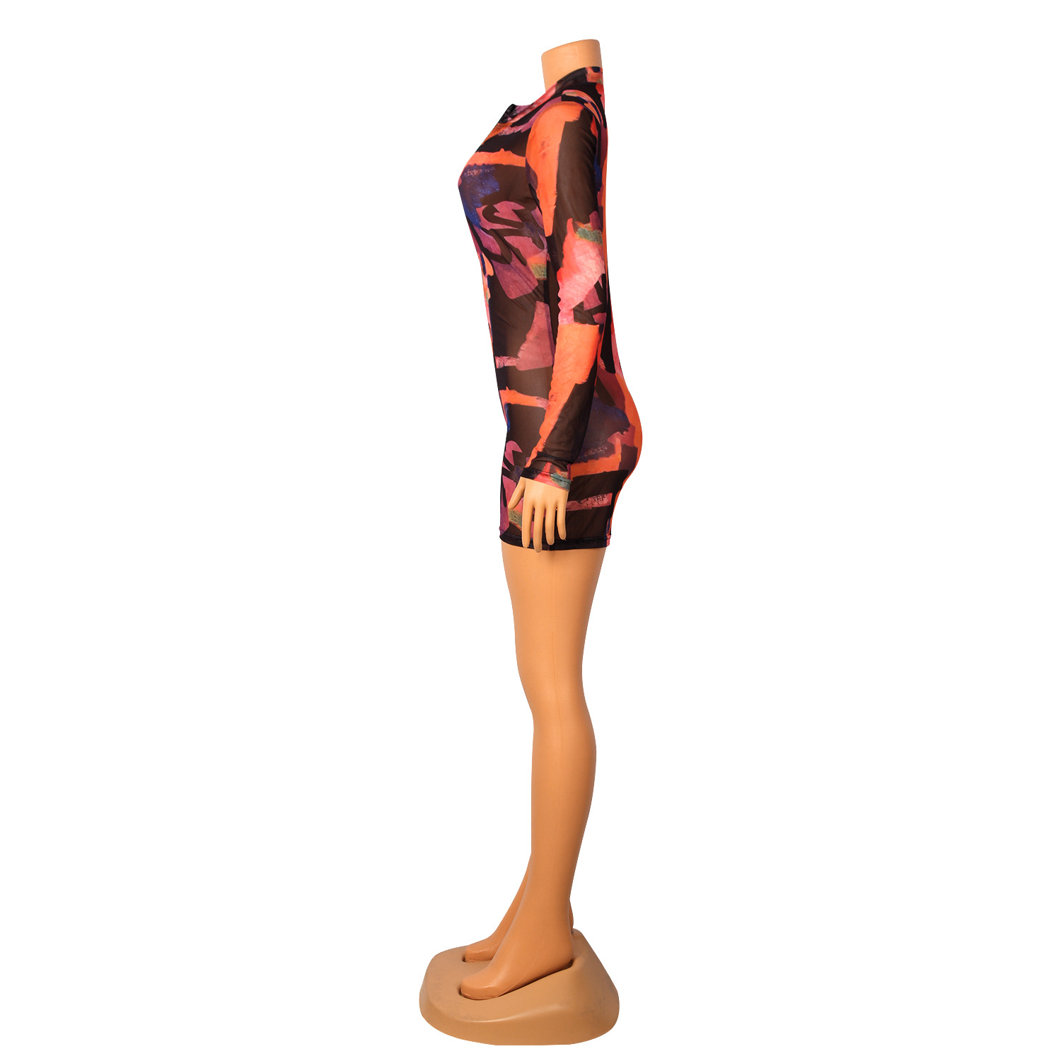 Women Clothing Sexy Digital Printing Jumpsuit