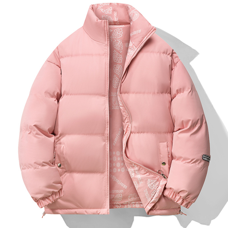 Chaqueta de invierno acolchada de algodón para hombre, abrigo de algodón grueso para hombre, ropa de invierno, chaqueta de algodón de estilo americano a la moda para hombre.