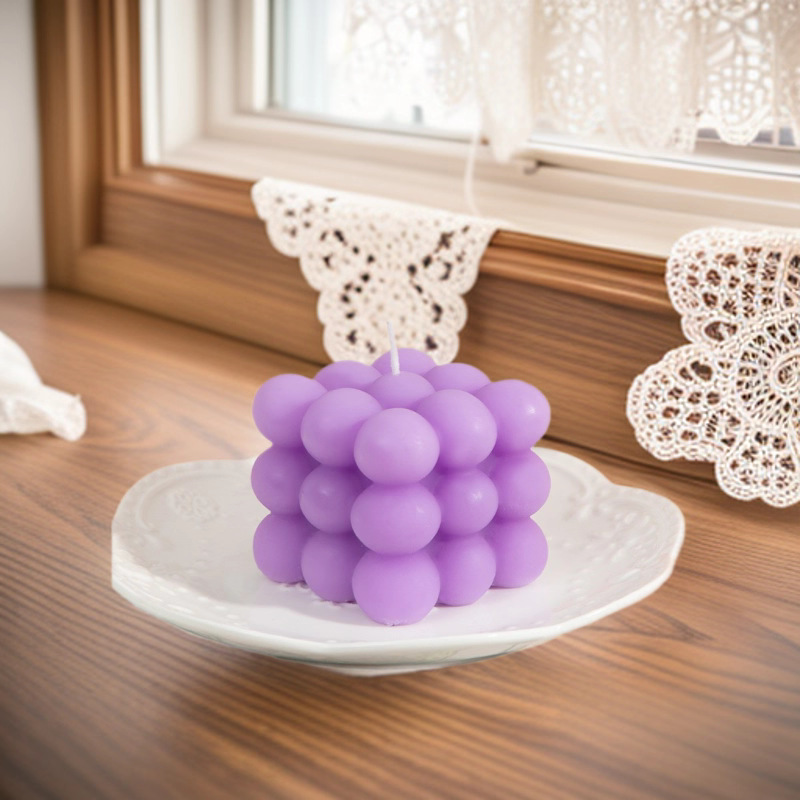 Cubo de Rubik Velas de aromaterapia al por mayor Decoración simple para el hogar