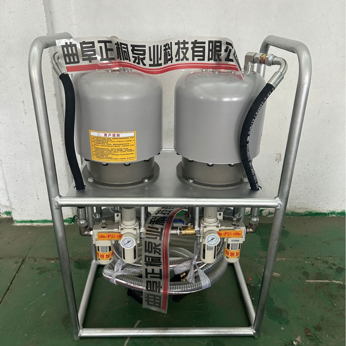 2ZBQ120/22气动桥隧煤矿用化学浆注浆泵双头双缸多比例注浆机