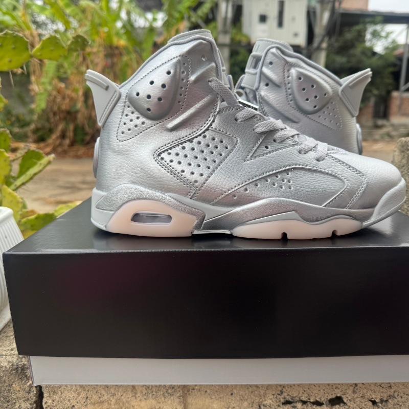 Comercio exterior Putian AJ6 TS verde oliva azul conejo de Carolina del Norte Baco ceniza París aj6 zapatillas deportivas de baloncesto para hombres y mujeres image 33