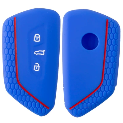 ID.6 CROZZ, Talagon, ID.3X, Car key bag - ocean-blue-red-line