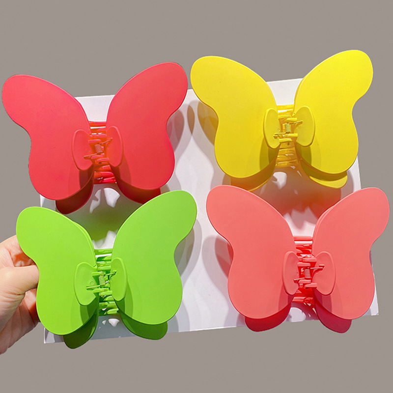 New Fashion Big Butterfly Hairpin Simple Cute Sweet Clip Grip Headdress display picture 2