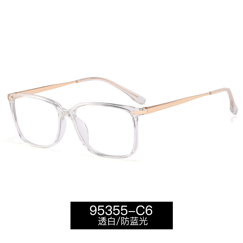 95355 europeo y americano nuevo marco negro gafas hombres moda miopía marco puede ser equipado con grados gafas marco gafas