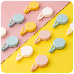 掛鈎免打孔強力粘膠宿舍學生衣帽架鑰匙牆壁家用可愛裝飾無痕粘鈎