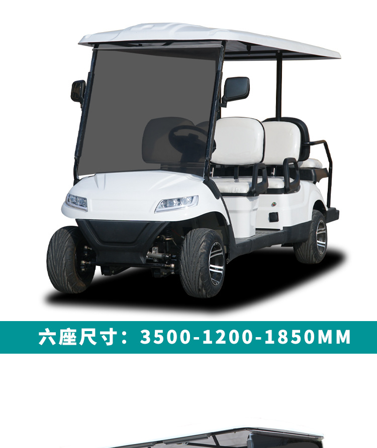 Golf Cart Sightseeing Car Beach Off-Road Electric Golf Cart