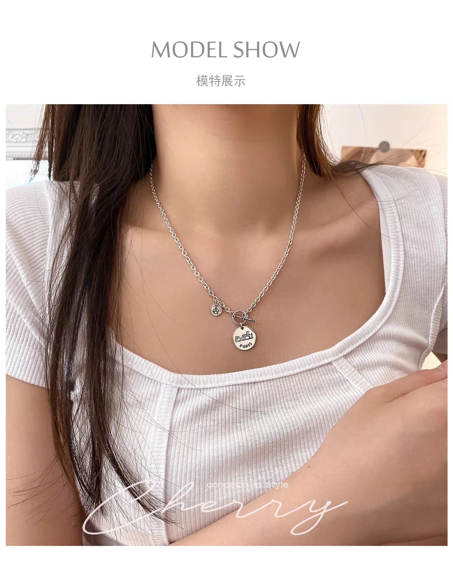 E8892 1080K TRANG SỨC PHỤ KIỆN NỮ MEITYRY PHỤC CỔ CỔ ĐIỂN VÒNG CỔ ĐỒNG HỒ PHỤ KIỆN NỮ BẠC S925 G03 SẢN PHẨM MỚI