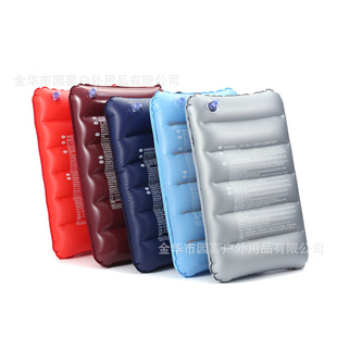 Outdoor Camping Oversized Inflatable Pillow Travel Portable Extra Large Square Pillow Home Nap Pillow Lumbar Pillow Flocking