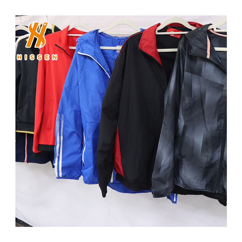 出口希腊二手国际品牌男士夹克外套used clothes jackets branded