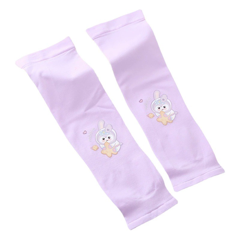 Новый детский ледяной рукав Летний мультфильм милый солнцезащитный крем ледяной шелк рукава для мужчин и женщин