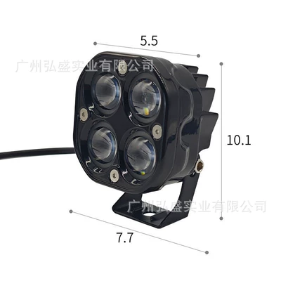 Motorcycle White and Yellow — Motorcycle headlights, headlights