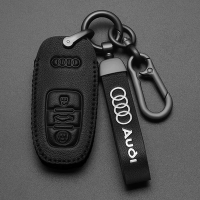new a5 pack a8l shell q — Static Rod/Key Bag - audi-a-smart-key-black-high-grade-first-layer-cowhide