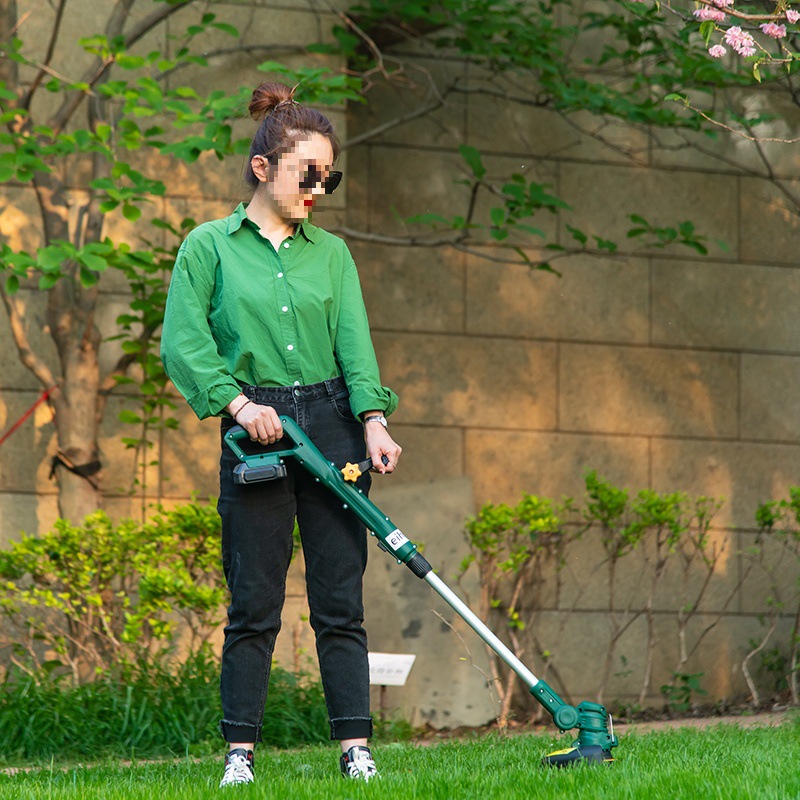 eihpoS锂电池可充电园艺草坪修剪电动小型家用修边修角打草机