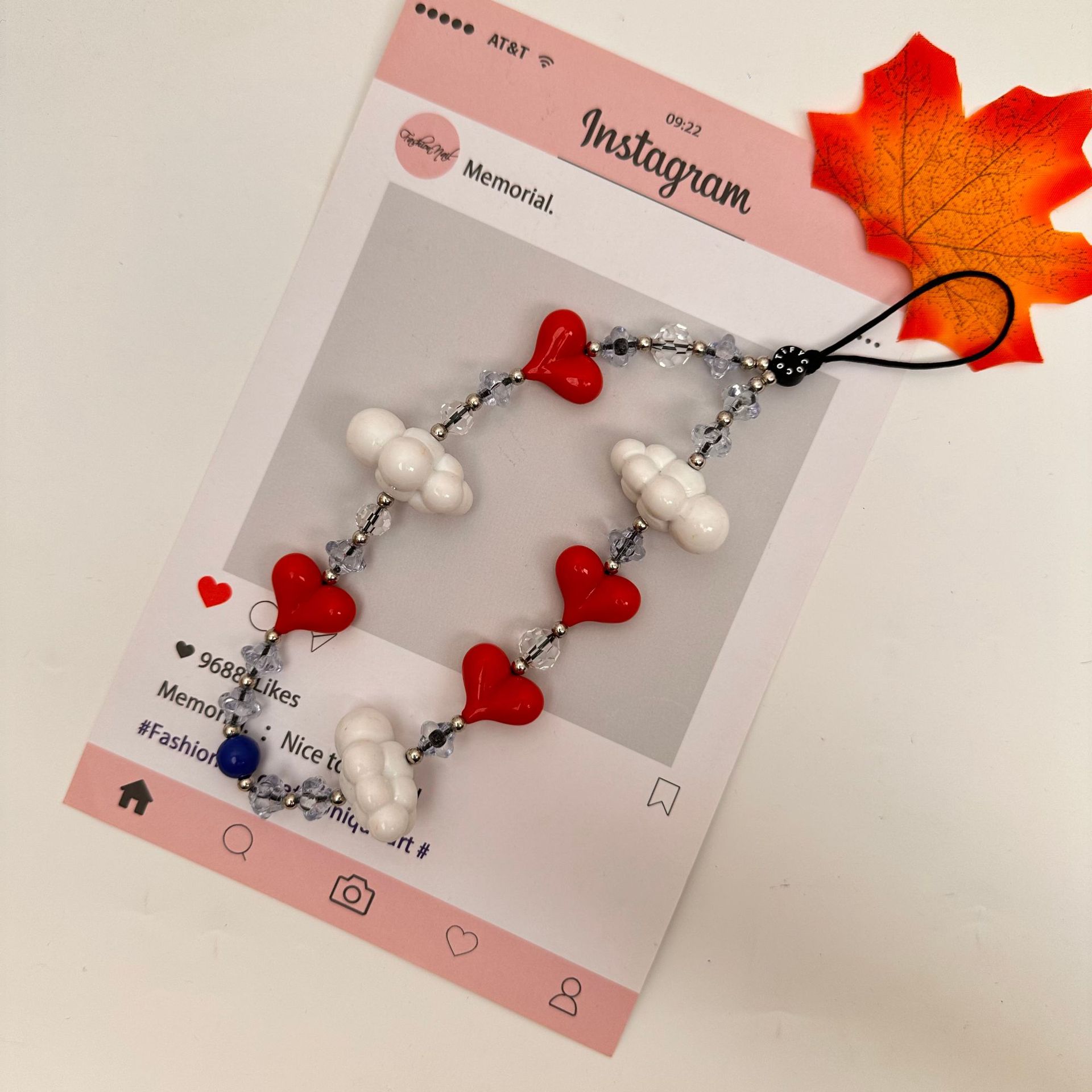 Moda simple amor mariposa serie de cadena de teléfono móvil cadena de teléfono móvil bolso bolso llaver colgante corto diseño de nicho