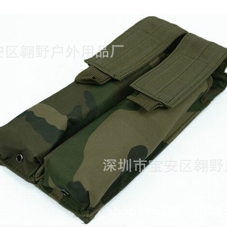 (2개) P90 클립 가방 더블 탄약 가방 전술 몰 액세서리 가방 P90 상자 가방 다기능 교수형 가방
