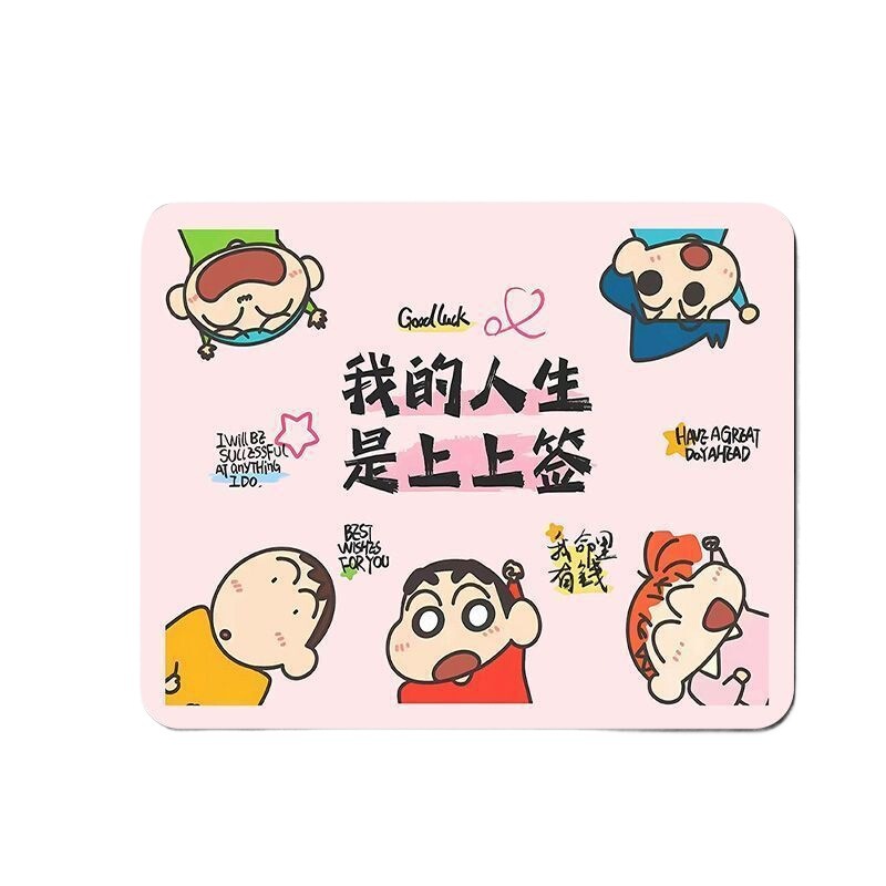 クレヨンの小さい新しいマウスパッドの学生のデスクパッドの小さいサイズの耐久性のあるアニメのオフィス学習パッドのコンピュータのキーボードパッド|undefined