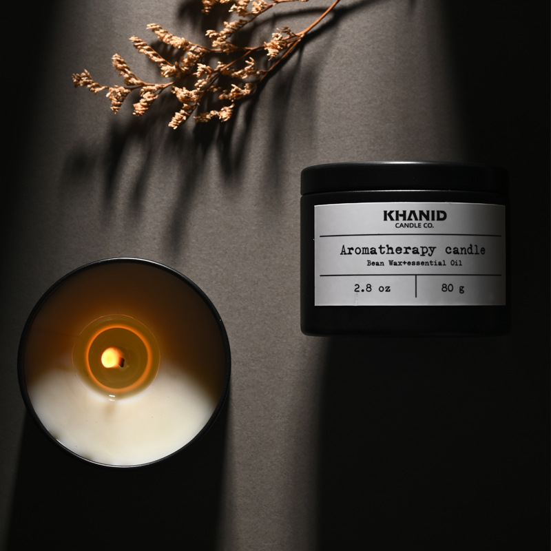 Håndlavet duftlys af sojavoks til aromaterapi og boligindretning_voghion.com