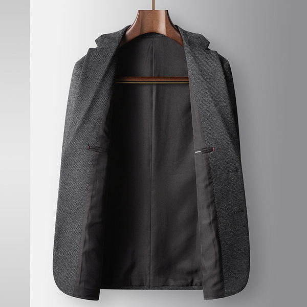 Men's casual suits 2025 autumn and winter light luxury business wool…