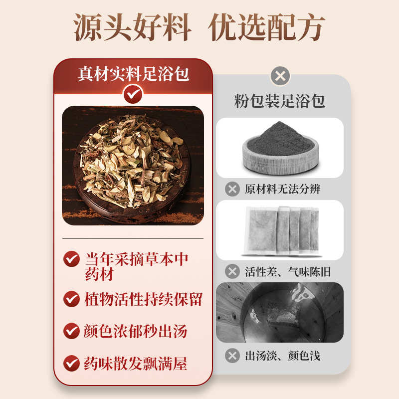 十二味味泡脚包  宛草堂三伏泡脚包药浴包药材不打粉12味泡脚药包|undefined