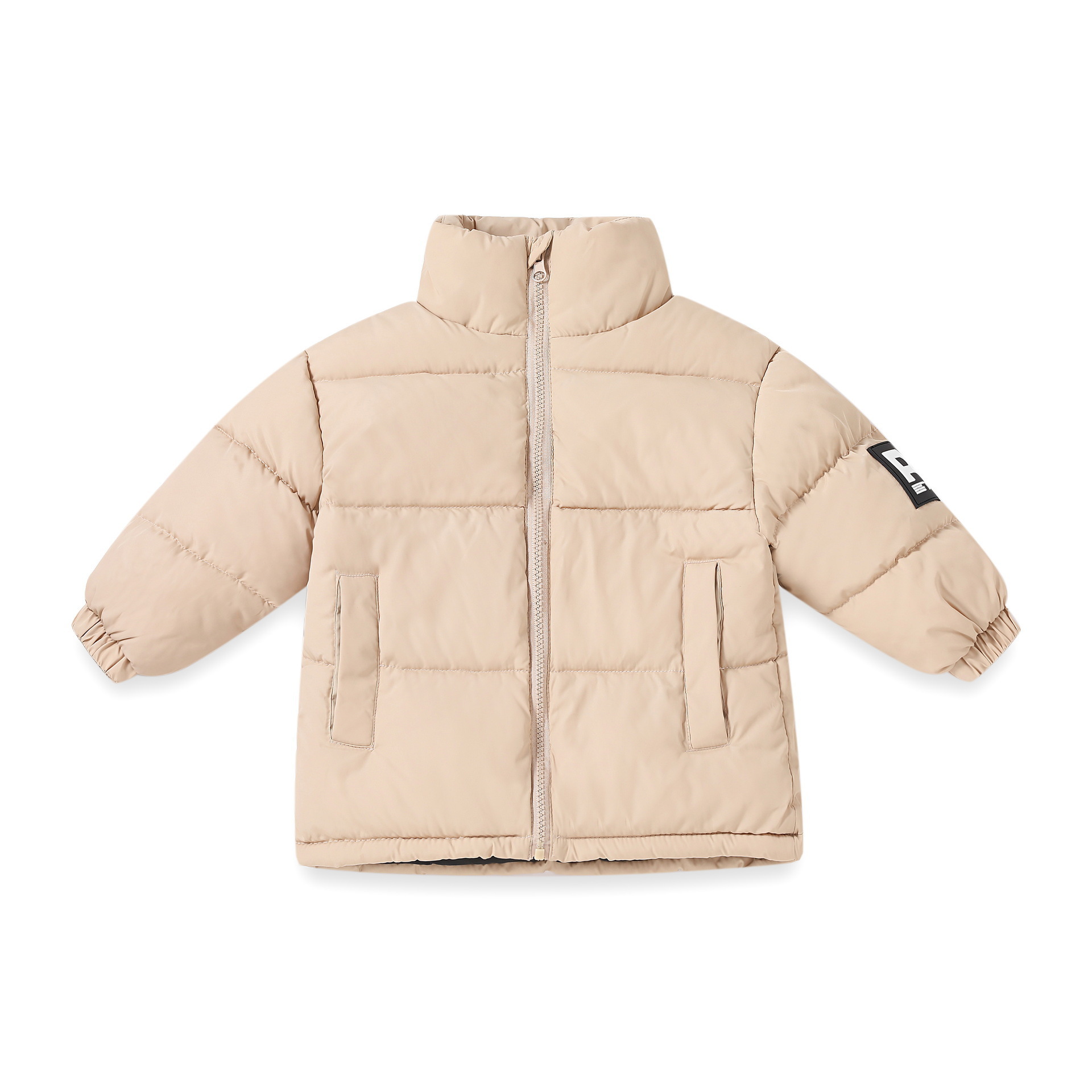 2025 otoño y invierno nuevo niño collar ropa de pan niñas ropa de algodón de pluma engrosada bebé fuera