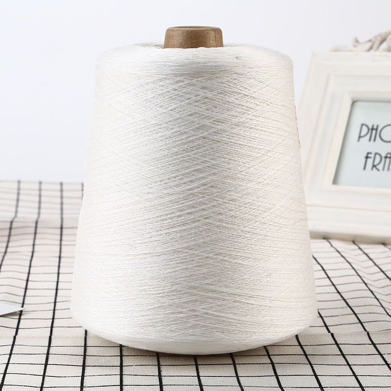 跨境202烧毛丝光缝纫线 烧毛丝光棉线绣花线 牛仔工艺品车缝线