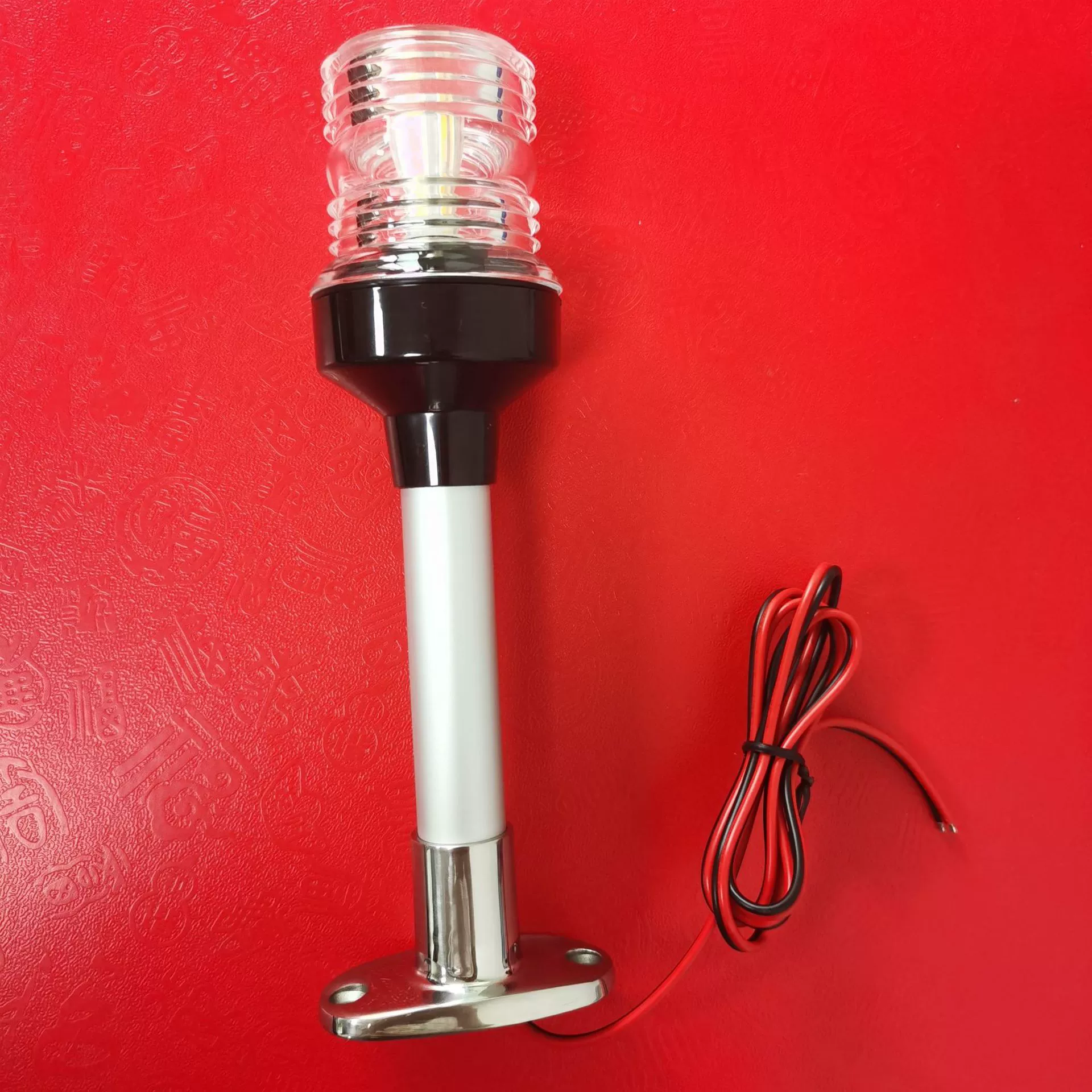 Спот для основания из нержавеющей стали алюминиевый анодный стержень 360-градусный светодиодный свет для яхты 12 ~ 24В яхта кольцевой свет