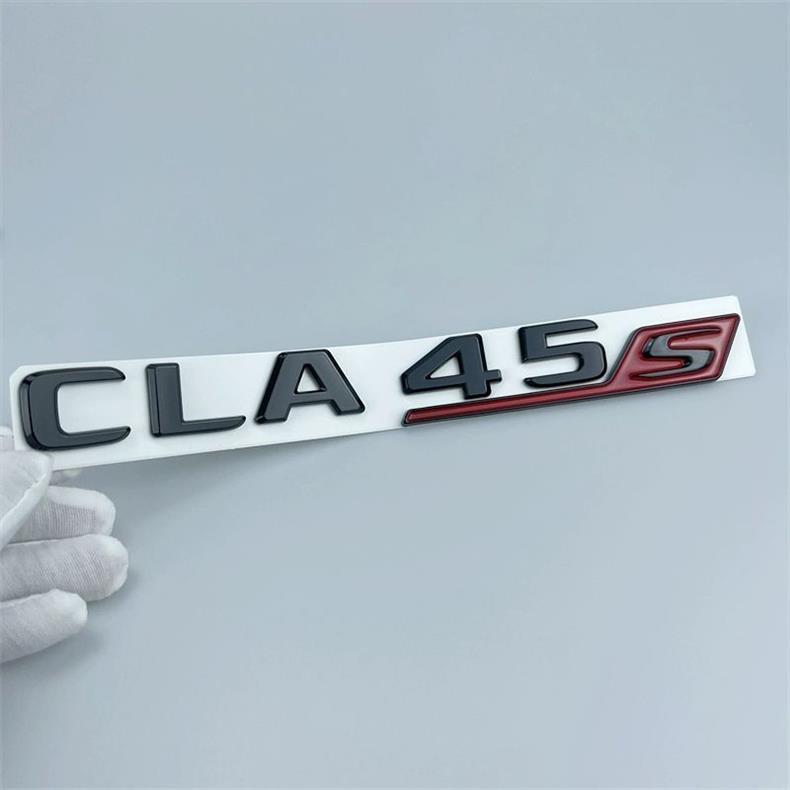CLA black label Mercedes-Benz CLA modified black tail emblem CLA35 CLA200 CLA260 CLA45 car emblem blacked out
