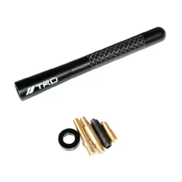 TRD modified car antenna metal carbon fiber antenna receiving short antenna car antenna car supplies