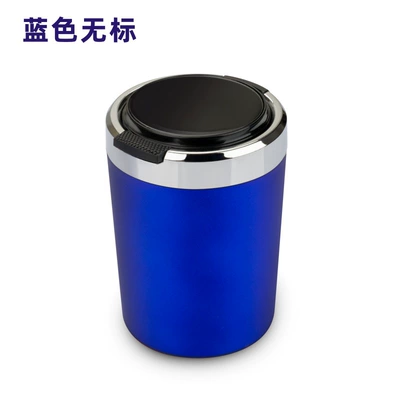 Car ashtray Car and Home Stainless Steel Inner - one-click-pop-up-ashtray-blue-one