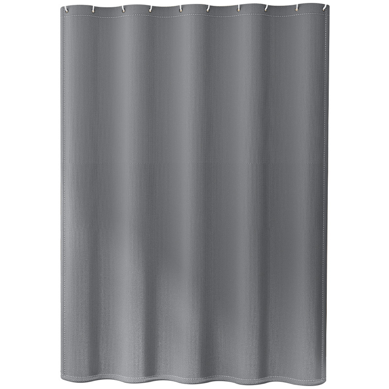 Transfronterizo de poliéster cortina de ducha de color sólido engrosada impermeable y a prueba de moho baño hotel partición cortina fabricante