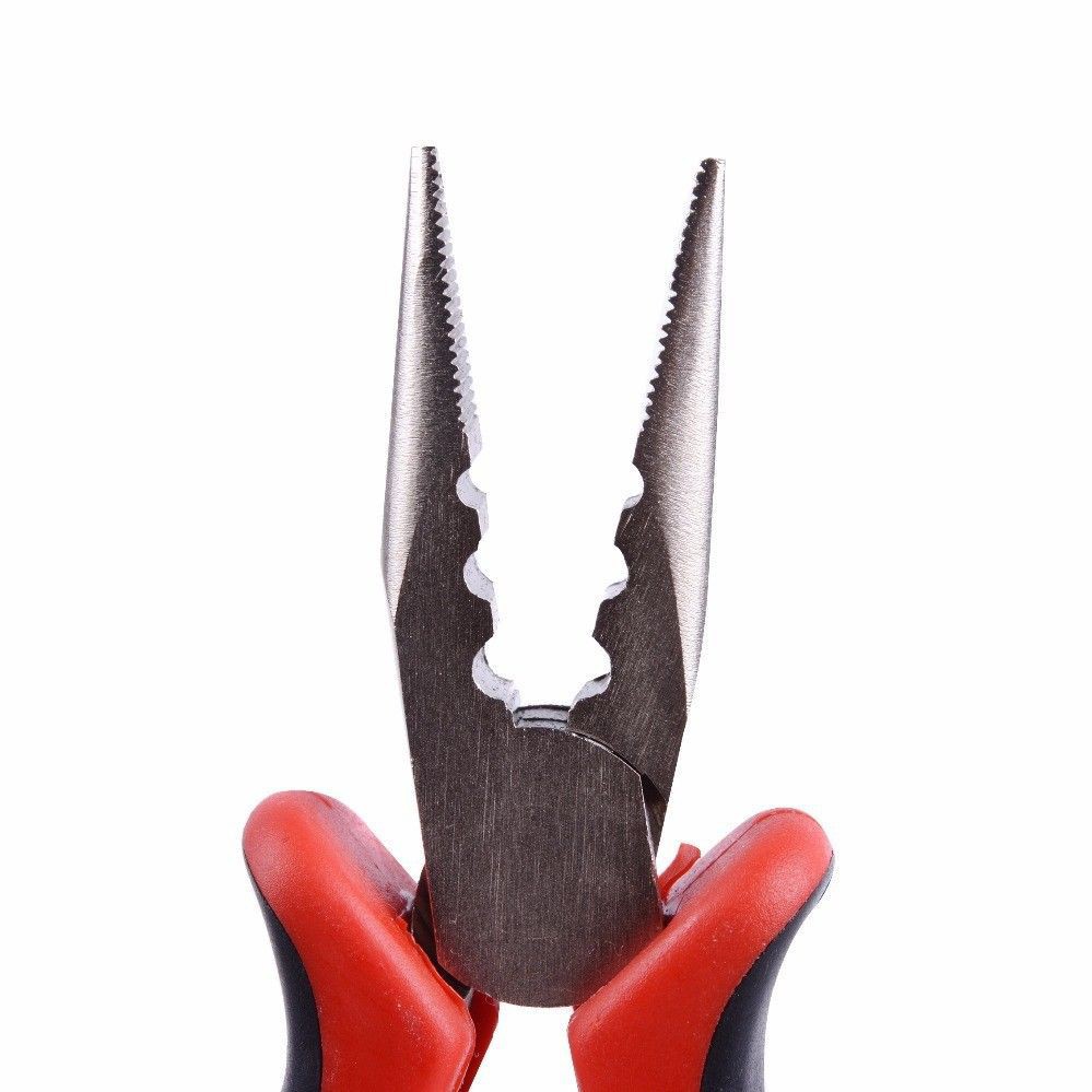 Herramientas de extensión de cabello niquelado alicates de extensión de cabello no oxidado boca recta de tres orificios dentados mini alicates de extensión de cabello peluca herramientas de extensión de cabello