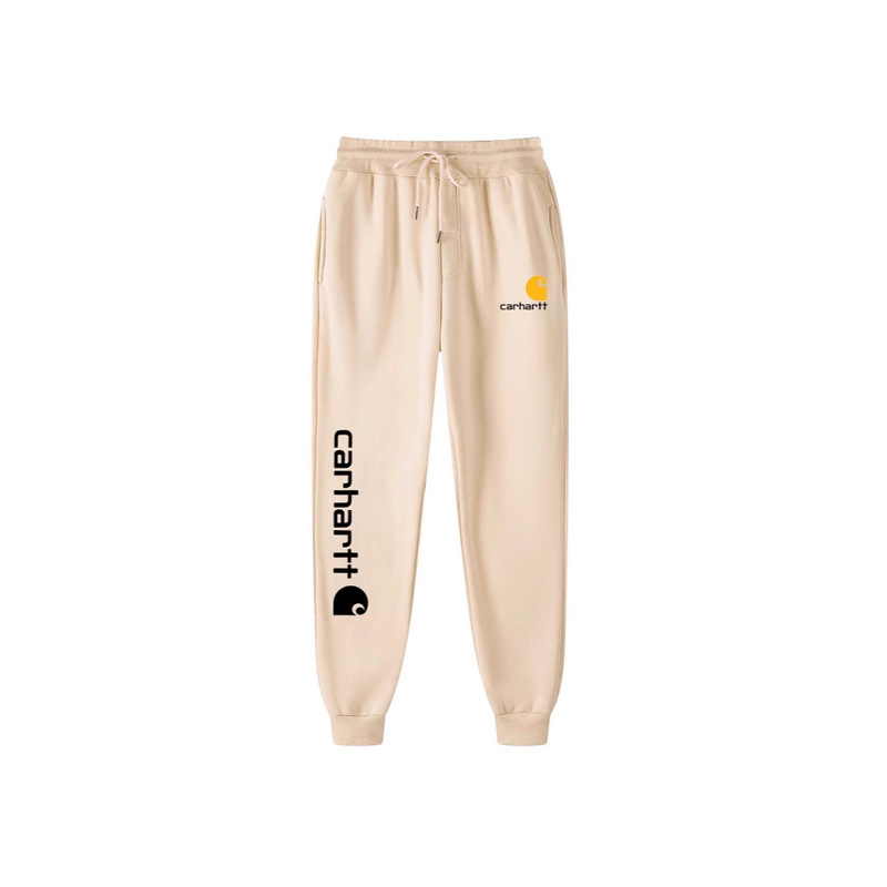 Cross-Border Exclusive 2025 Trendy Brand Fitness Casual Pants Carhartt Mango New Fleece Sweatpants Unisex Foreign Trade