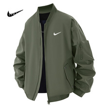 飞行员夹克男2025新款春秋季潮牌宽松复古美式工装棒球服休闲外套