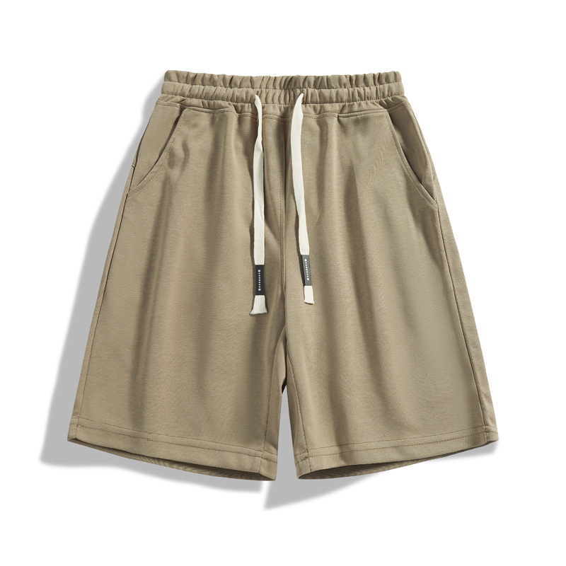 Pantalones cortos casuales estadounidenses transfronterizos de verano delgados sueltos pantalones deportivos de tamaño grande pantalones de algodón de hombre impresión personalizada