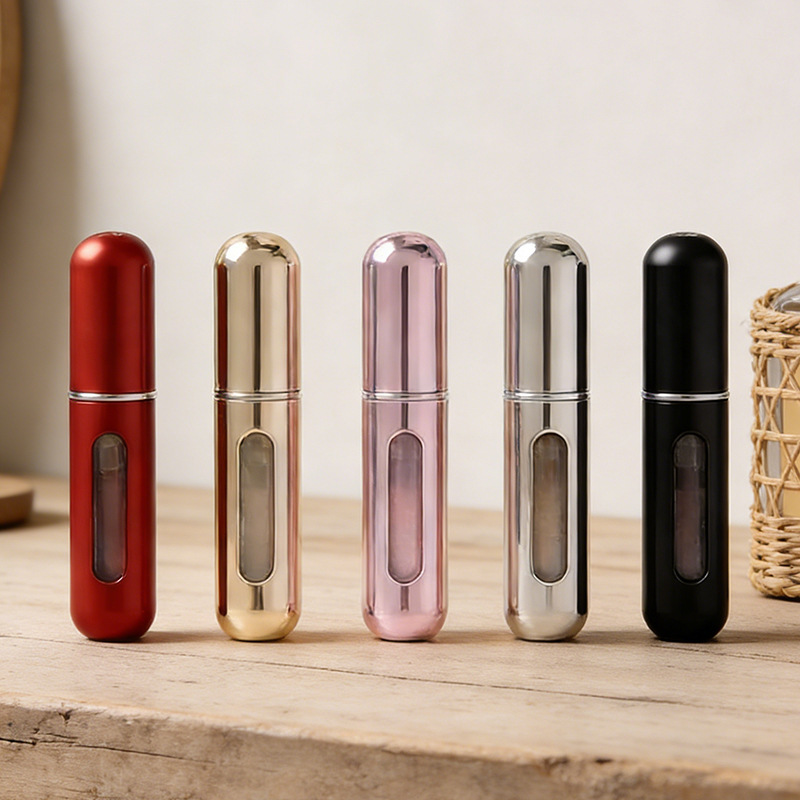 5ml Cosmetic Sample Spray Bottle, Refillable Bottom-Fill Perfume Spray Bottle, Lotion Bottle, Empty Bottle