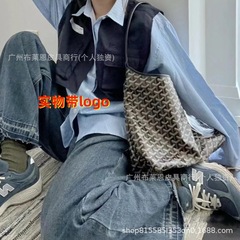 直輸入 クロスボーダー ドッグトゥースバッグ GOYARD* ホーボーバッグ Y字型老眼ホーボートートバッグ 脇バッグ マザーショルダー