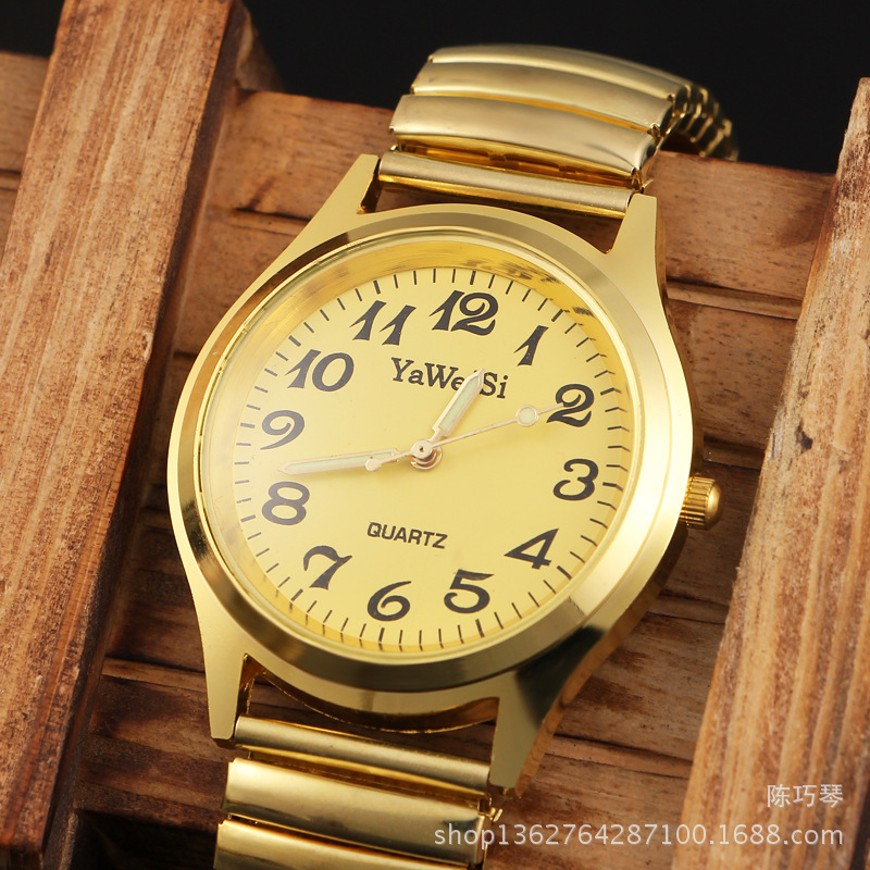 quartz elastic watch for elderly