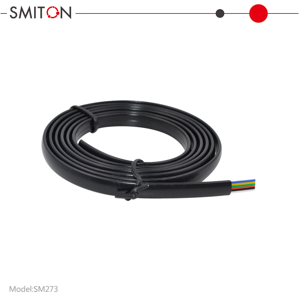 黑色6芯扁平电话线六芯28AWG全铜150米多股无氧铜现货库存多